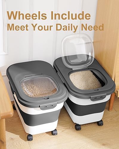 20-30 Lbs Rice Storage Container,Collapsible Food Storage Container - Image 5
