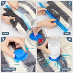 15 Jumbo Vacuum Storage Bags for Bedding with Electric Pump - Image 6