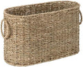 StorageWorks Wicker Toilet Paper Storage Basket, Natural Seagrass by StorageWorks
