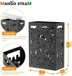 Mango Steam Monstera Umbrella Holder Stand for Home or Office Entryways (Black, Monstera) - Image 3