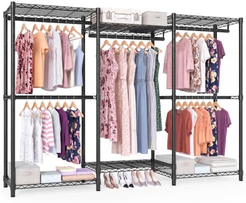 SONGMICS Closet Organizers and Storage, Clothes Rack with Shelves by SONGMICSbySONGMICSHOME