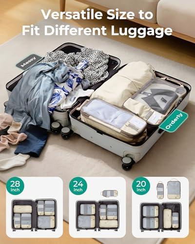BAGSMART Compression Packing Cubes for Travel Essentials - Image 2