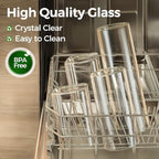 ComSaf Glass Storage Containers with Lids 1 Qt, Set of 6 Food Storage Jars - Image 4