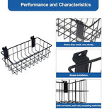 NeatiEase 29 PCS Slatwall Accessories Kit for Garage Rooms Shops Storage, Slat Wall Accessory Includes 3 Pack Slatwall Baskets Set and 26 PCS Multisized Heavy Duty Slatwall Hooks - Image 5