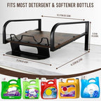 Laundry Detergent Holder Stand with Drip Tray, Liquid Detergent Riser - Image 5