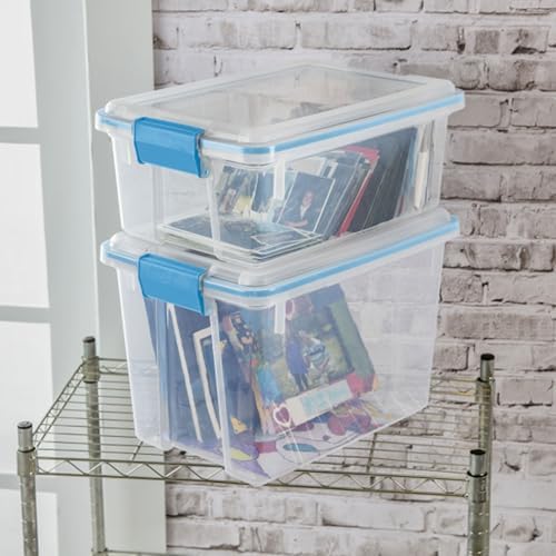 Sterilite Gasket Storage Box with Lids for Home & Office, 12 Quart, 24-Pack - Image 4