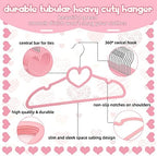 Qunclay 50 Pcs Heart Hangers with 360 Degree Swivel Hook - Image 3