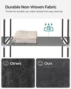 SONGMICS Portable Closet with Cover, 4 Hanging Rods and Shelves - Image 6