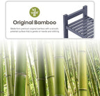 Homde Bathroom Over Toilet Storage Rack: Adjustable 4-Tier Bamboo (Grey) - Image 6