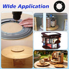 9" Lazy Susan Bearing,6PCS Heavy Duty Turntable Swivel for Rotating - Image 7