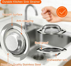 SANNO Sink Bottom Grid for Kitchen, Sink Protectors with Rear Drain Hole for Double Sink,Stainless Steel,13" L x 11.6" W - Image 6