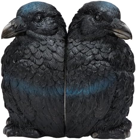 Streamline Imagined Raven Bookends Decor for Home by StreamlineImagined