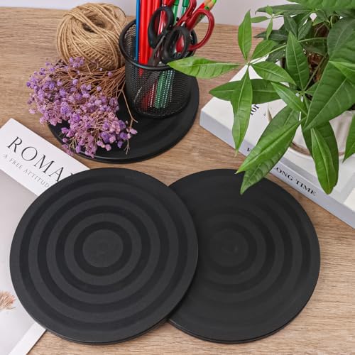 8 Pack 8 Inch Lazy Susan Turntable, Heavy Duty Lazy Susan Turntable Organizer, Premium 8 Inch Rotating Swivel Stand for Table Top, Kitchen, and More - Image 5