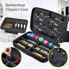 Yueieoun Barber Clippers Briefcase, 17-inch Hair Cutting Supplies Bag - Image 3