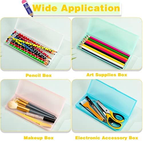 Fainne 24 Plastic Pencil Case Bulk, Single Layer, Multicolor, S - Image 4