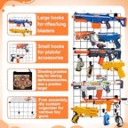 Wall Mount Toy Gun Storage Organizer with Bag,Organizer for Toy Gun - Image 2