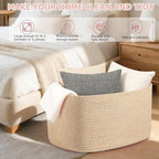 extra Large Laundry Basket/Hamper, 25"x16"x16" Rectangle - Image 4