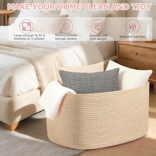 extra Large Laundry Basket/Hamper, 25"x16"x16" Rectangle - Image 4