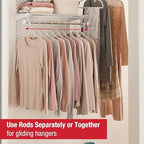 Rubbermaid Configurations Custom Closet Kit 3-6 Ft. Adjustable Metal Wire Shelving White Finish Expandable Organization System Hardware Included for Home Closet/Pantry/Laundry/Mudroom - Image 4