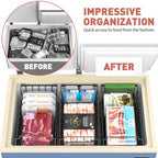 Goovilla Freezer Organizer Bins for 5-7 Cu.FT Chest Freezer, 8 Pack Black - Image 5
