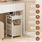 Plaviya Makeup Organizer Cart Under Desk Storage for Perfume Nail Skin Care - Image 5
