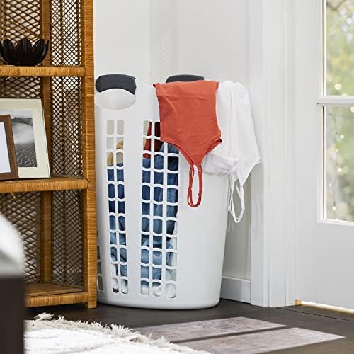 Gracious Living 2 Pack Easy Carry Flex Hamper, Large 87.5L Laundry Basket - Image 5