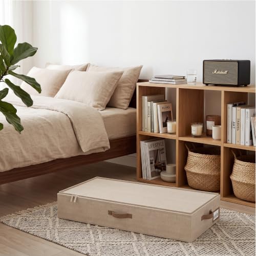 StorageWorks 6 Inch Low Profile Under Bed Clothes Storage Bins with Lids - Image 5