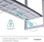 Ivation Wall-Mounted Ironing Board | Foldable 36.2” x 12.2” Ironing Station for Home, Apartment & Small Spaces | Sturdy Folding Board, Easy-Release Lever, Removable Cotton Cover & Mounting Hardware - Image 2