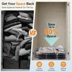 16 Pack Vacuum Storage Bags for Clothing Travel - Image 3