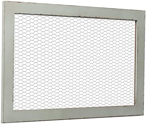 SOFE Rustic Chicken Wire Bulletin Board, Grid Wall Panel 18 × 29" by SOFE