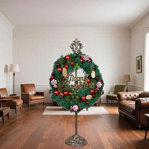 Display Stand for Wreath Handbag Purse Adjustable Height Wreath Hanger - Image 5