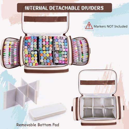 Marker Storage Organizer Case for 180–300 Markers with Dividers - Image 3