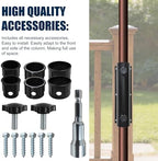 EliteShade USA Patio Umbrella Mount for Deck Railing, Heavy Duty Full Aluminum Rust-Free Outdoor Umbrella Holder, Umbrella Base Stand for Balcony Handrail, Yard Porch Fence Fits 1.5"-1.9" Poles - Image 2