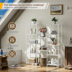 Golpart 6Tier Adjustable Storage Shelves Metal Wire Shelving Standing Shelf - Image 6