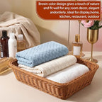 Eccliy 20 Pack Wicker Bread Baskets Woven Serving Basket, 15.8 Inch - Image 7