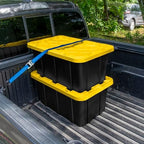 Sterilite Industrial Storage Tote with Lids for Garage, 17 Gallon, 12-Pack - Image 6