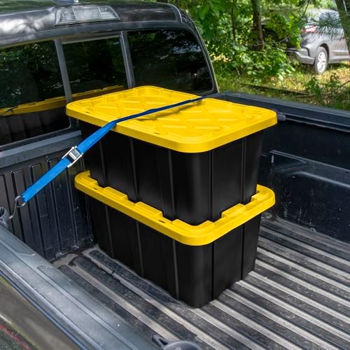 Sterilite Industrial Storage Tote with Lids for Garage, 17 Gallon, 24-Pack - Image 6