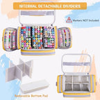 Marker Storage Organizer Case for 180–300 Markers with Dividers - Image 3