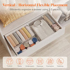 Lifewit 4" High Upgrade Drawer Divider, Adjustable Drawer Organizer Clothes - Image 4