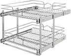 Rev-A-Shelf Pullout Organizer for Cabinets, Min Opening Width 20.5" by Rev-A-Shelf