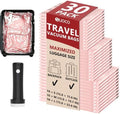 Travel Vacuum Bags for Clothing with Cordless Pump 30 Combo, Pink by SUOCO