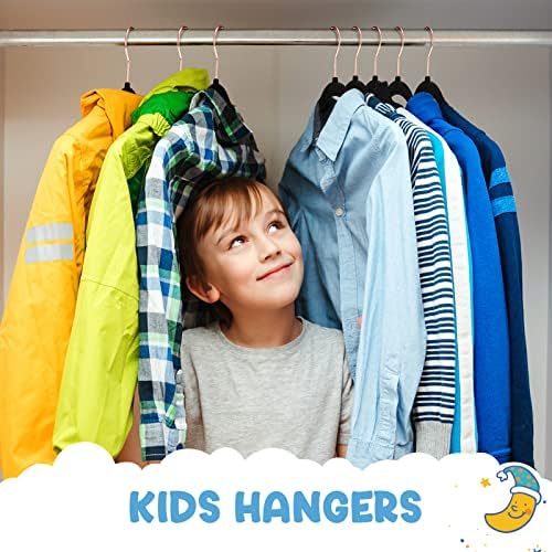 House Day Velvet Kids Hangers 60 Pack, Premium Children Hangers for Closet - Image 2