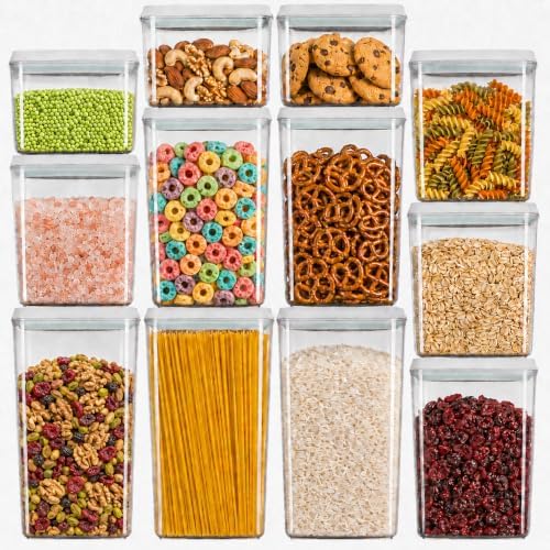 12-Piece Airtight Food Storage Containers, Pantry Canister Set by Unknown
