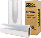 Knox Brand - 16" 75 Gauge Polyolefin Shrink Film Heat Wrap POF Centerfold 525' feet by KNOX+Industrial