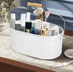 Alpha Living Home White Silverware Organizer, Farmhouse Cutlery Holder Tray - Image 6
