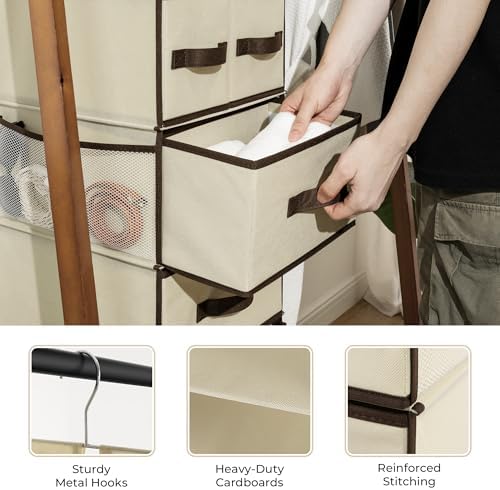 GRANNY SAYS Hanging Closet Organizer, 5 Drawers, 6 Shelves, 6 Pockets - Image 6