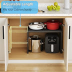 150 LBS Expandable Storage Shelves, Adjustable Metal Shelving Unit Rack - Image 5