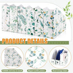 PerKoop 12 Pcs Decorative Magazine File Holders Foldable, Eucalyptus Leaves - Image 4
