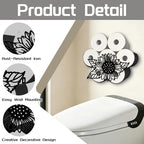 Sunflower Toilet Paper Holder Wall Mount/Stand for Extra 8 Rolls - Image 3