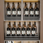 Expandable 3-Tier Metal Spice Rack, Heavy Duty Kitchen Step Shelf Organizer for Cabinet, Pantry & Countertop, Non-Slip Storage for Spices, Perfumes & Collectible Figures(GREY,2PACK) - Image 5